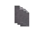 Handtuch JOOP "Handtuch Classic / Infinity / Signature 3er Pack", grau (anthrazit), B:50cm, Obermaterial: 100% Baumwolle CO., Handtücher, Handtuch