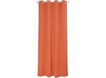 Vorhang TOM TAILOR HOME "Dove Signature", orange (terra), B:140cm H:250cm, Polyester, Gardinen, Vorhang, blickdicht
