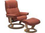 Relaxsessel STRESSLESS "Mayfair", rot (henna paloma), B:75cm H:99cm T:73cm, Leder BATICK: BATICK ist ein leicht korrigiertes, durchgefärbtes und genarbtes Möbelleder, bei dem die meisten Unebenheiten und Spuren in der Regel entfernt wurden.;Leder PALOMA: PALOMA ist ein durchgefärbtes Semianilin-Möbelleder mit natürlicher Narbung.;ROHLEDER Stoff Q2 FARON: Ein fester zuverlässiger Bouclé mit einem s