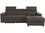 Ecksofa HOME AFFAIRE "Binado, L-Form", braun, B:252cm T:164cm, Webstoff (95% Polyester/5% Nylon), Sofas, Ecksofa, mit manueller oder elektrischer Relaxfunktion mit USB-Anschluss