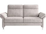 3-Sitzer HOME AFFAIRE "Mailand", grau (hellgrau), B:158cm H:103cm T:89cm, 100% Polyester, Sofas, 3-Sitzer, mit komfortablem Federkern-Sitz, wahlweise mit Move-Funktion