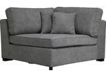Sofaelement HOME AFFAIRE "Skara", grau (dunkelgrau), B:100cm H:86cm T:100cm, Polsterelemente, Sofaelement, Modul zum eigenen Zusammenstellen, in vielen Bezugsqualitäten