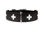 Hunter Halsband Swiss schwarz 32 cm