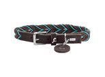 Hunter Halsband Solid Education Cord blau/ türkis/ braun 40 cm