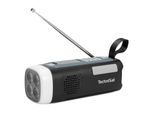 TechniSat Viola Kurbelradio – Notfallradio mit Solar & Kurbel, 4500 mAh Akku, UKW, Bluetooth