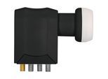 TechniSat Universal-SCR 4+4 LNB Einkabel-LNB mit 4 Legacy-Ausgängen schwarz