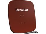 TechniSat SATMAN 65 PLUS, 65 cm SAT-Spiegel ohne LNB (für UNYSAT LNB) ziegelrot