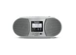 TechniSat DIGITRADIO 1990 Stereo-Boombox mit DAB+, UKW, CD-Player silber