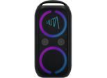 TechniSat WUMMSBOX Bluetooth Lautsprecher mit Akku, Subwoofer und Lichteffekt