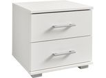 Nachtkommode PRIESS, weiß, B:41cm H:37cm T:38cm, Sideboards, Nachtkommode