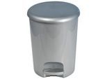 Kosmetikeimer ADOB "Abfallbehälter", grau, H:25cm Ø:20cm, Kunststoff, Mülleimer, Kosmetikeimer