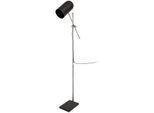 KAYOOM Stehlampe "Stehlampe Celeste 125", schwarz (schwarz, silber), 1, H: 138cm, 1 Stk., Leuchten, harmonisch, modern, vielseitig kombinierbar, Stehlampe