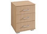 Nachtkommode PRIESS, braun (edelbuchefarben), B:41cm H:54cm T:38cm, Sideboards, Nachtkommode