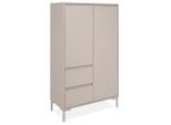Mid.you Highboard, Kaschmir, Holzwerkstoff, 4 Fächer, 2 Schublade(n) Schubladen, 81x139x40 cm, Kleinmöbel, Kommoden, Highboards