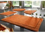 Badematte OTTO HOME "Kapra, Badvorleger, Badezimmer Teppich" Gr. 2, orange (terra), H:14mm, Baumwolle, Badematten, Badematte, mit Bordüre, Badteppich, Badematte, Baumwolle
