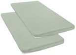 Spannbettlaken OTTO HOME "Topper Basic, in Gr. 90x200, 140x200 oder 180x200 cm", seegrün, B:90cm L:200cm, Baumwoll-Jersey, Obermaterial: 100% Baumwolle, Bettlaken, Spannbettlaken, Baumwolle, Matratzen bis 8 cm Höhe, Bettlaken, Spannbetttuch, Laken