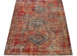Teppich PACO HOME "Artigo 432", rot, B:60cm H:4mm L:100cm, Polypropylen (PP), Teppiche, Teppich, Orient-Optik, Vintage Design, In- und Outdoor geeignet, Wohnzimmer