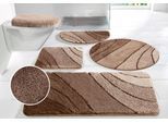 Badematte OTTO HOME "Josie, Badvorleger, Badezimmer Teppich" Gr. 7, blau (verlauf beige), H:20mm, Polyester, Badematten, Badematte, Badteppich, Badematten, rechteckig, rund & als 3-tlg. Set erhältlich