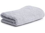 Handtücher MÖVE "Superwuschel", silber, B:60cm L:110cm, Walkfrottee, Baumwolle, Handtücher, Handtuch mit Bordüre, 100% Premium Cotton Baumwolle, einfarbig, weich