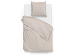 Bettwäsche ZO HOME "Zohome Bettwäsche Lino", beige (sandy, beige), B/L: 135cm x 200cm, 1 Stk., 1 Stk., Renforcé, B/L: 80cm x 80cm, 2 Stk., Renforcé, Obermaterial: 100% Baumwolle, Bettwäsche, Bettwäsche, Bettwäsche aus 100% Baumwolle, hochwertige Renforcé, ab 135x200 cm.