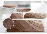 Badematte OTTO HOME "Josie, Badvorleger, Badezimmer Teppich" Gr. 4, beige (verlauf beige), H:20mm, Polyester, Badematten, Badematte, Badteppich, Badematten, rechteckig, rund & als 3-tlg. Set erhältlich