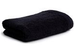 Handtücher MÖVE "Superwuschel", schwarz, B:60cm L:110cm, Walkfrottee, Baumwolle, Handtücher, Handtuch mit Bordüre, 100% Premium Cotton Baumwolle, einfarbig, weich