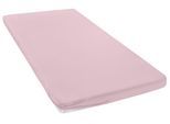 Spannbettlaken OTTO HOME "Topper Basic, in Gr. 90x200, 140x200 oder 180x200 cm", rosa, B:140cm L:200cm, Microfaser-Jersey, Obermaterial: 100% Polyester, Bettlaken, Spannbettlaken, Baumwolle, Matratzen bis 8 cm Höhe, Bettlaken, Spannbetttuch, Laken