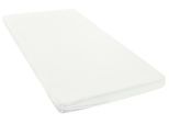 Spannbettlaken OTTO HOME "Topper Basic, in Gr. 90x200, 140x200 oder 180x200 cm", weiß, B:140cm L:200cm, Microfaser-Jersey, Obermaterial: 100% Polyester, Bettlaken, Spannbettlaken, Baumwolle, Matratzen bis 8 cm Höhe, Bettlaken, Spannbetttuch, Laken