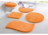 Badematte OTTO HOME "Merida, Badvorleger, Badezimmer Teppich" Gr. 80, orange (terra), H:32mm, Kunstfaser, Badematten, Badematte, Badteppich, Uni Farben, rechteckig, rund & als 2-tlg. Set erhältlich