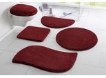 Badematte OTTO HOME "Merida, Badvorleger, Badezimmer Teppich" Gr. 81, rot (bordeaux), H:32mm, Kunstfaser, Badematten, Badematte, Badteppich, Uni Farben, rechteckig, rund & als 2-tlg. Set erhältlich