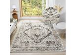 Teppich OTTO HOME "Kylan, Hoch-Tief-Struktur, dezenter Glanz", braun, B:300cm H:9mm L:400cm, Kunstfaser, Teppiche, Teppich, Schrumpf-Garn-Effekt, im Vintage-Look, dichte Qualität, Wohnzimmer