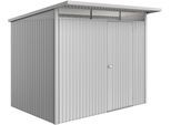 Gerätehaus BIOHORT "AvantGarde ECO Gr. A5", silber, metallic, Stahl, Gerätehäuser, verschiedene Farben mit Standardtür