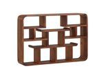 Wandregal Finebuy Hängeregal Holz Massiv 80x55x15 cm Regal Schweberegal Groß