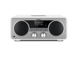TechniSat DIGITRADIO 602 Kompaktanlage mit DAB, UKW, Internet, 70 W weiß/silber