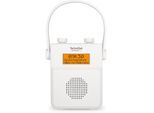 TechniSat DIGITRADIO 30 wasserdichtes IPX5 DAB+/UKW Duschradio, Akku