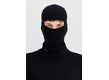 Sturmhaube ALPHA INDUSTRIES "Label Balaclava", Gr. onesize, schwarz, Shell: 47% Viscose. 30% Nylon. 23% Polyester, Mützen