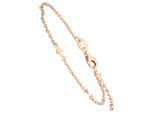 Armband JOBO "Sterne", rosa (roségoldfarben), Armbänder, Damen, 19cm, Silber 925 (Sterlingsilber), Armband, 925 Silber roségold vergoldet 19 cm