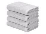 Handtuch OTTO HOME "Regona, Handtücher 50x100cm, flauschig und weich, 500gr/m²", grau (hellgrau), B:50cm L:100cm, Frottier, Obermaterial: 100% Baumwolle, Handtücher, Handtuch, Premium Handtücher mit Bordüre, Set, 100% Baumwolle, 5 Jahre Garantie