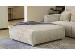 Hocker JOCKENHÖFER GRUPPE "Gulliver, B: 130 cm", beige (beige, grau), B:130cm H:42cm T:130cm, Chenille: 100% Polyester, Hocker, Hocker, mit Federkernpolsterung für kuscheligen, angenehmen Sitzkomfort