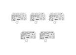 HOMEMATIC IP Smart-Home-Zubehör "Bundle 5x Schalt-Mess-Aktor Unterputz", weiß, B:19,5cm H:10,5cm T:29,5cm, Smart-Home-Stationen, Smart-Home-Zubehör