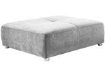 Hocker JOCKENHÖFER GRUPPE "Gulliver, B: 130 cm", grau (hellgrau), B:130cm H:42cm T:130cm, Chenille: 100% Polyester, Hocker, Hocker, mit Federkernpolsterung für kuscheligen, angenehmen Sitzkomfort