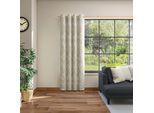Vorhang NEUTEX FOR YOU "Arosa Eco" Gr. 1, beige (leinen), B:146cm H:245cm, Baumwolle, Polyester, Gardinen, Vorhang