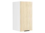 Hängeschrank VCM "Küchenschrank B. 30 cm Hängeschrank Küche Fasola", braun (weiß, honig, eiche), B:30cm T:31cm, Obermaterial: 100% Holz Wood., Schränke, Hängeschrank