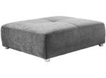 Hocker JOCKENHÖFER GRUPPE "Gulliver, B: 130 cm", grau, B:130cm H:42cm T:130cm, Chenille: 100% Polyester, Hocker, Hocker, mit Federkernpolsterung für kuscheligen, angenehmen Sitzkomfort