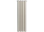 Vorhang NEUTEX FOR YOU "Linessa", beige, B:137cm H:170cm, Jacquard, Polyester, Gardinen, Vorhang, Ösenschal mit Metallösen, Breite 137 cm, nach Maß