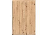 Kommode FORTE "Tempra, Kommode, 2 Türen, viel Stauraum, Höhe 111,1 cm", braun (artisan eiche), B:73,7cm H:111,1cm T:34,8cm, Sideboards, Kommode