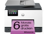 HP Multifunktionsdrucker "OfficeJet Pro 9132e", grau (weiß, grau), B:43,7cm H:31,83cm T:39,63cm, Drucker, 6 Monate gratis Drucken mit HP Instant Ink inklusive, Multifunktionsdrucker