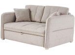 Schlafsofa JOCKENHÖFER GRUPPE "Leon, B: 147 - 187 cm, Liegefl. 120 - 160x200 cm, Breite wählbar", grau (hellgrau 443, 29), B:167cm T:105cm, Korpus: 100% Polyester;Kissen: 100% Polyester, Sofas, Schlafsofa, mit Bettfunktion & Zierkissen, in 3 Breiten