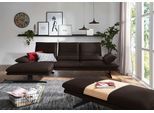 Ecksofa W.SCHILLIG "broadway, Designsofa mit tollem Sitzkomfort", braun (braun z59), B:291cm H:94cm T:164cm, Longlife Xtra-Leder Z59: Glattleder mit modischer Prägung. Hautstärke 0, 9 - 1, 1 mm, Sofas, Ecksofa, Sitztiefenverstellung, Kopfteil- & Seitenteilverstellung, Breite 291cm