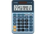 Casio Tischrechner MS-120EM, 12 Stellen, LC-Display, Batterie-/Solarbetrieb, B 101 x H 149 mm, blau